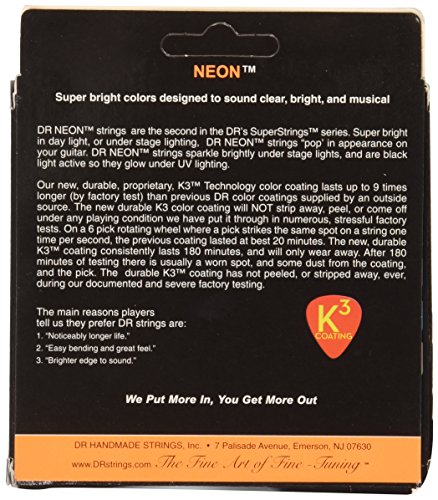 DR Strings NOE-9/46 Nickel Coated Electric Guitar Strings, Custom