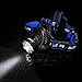 LED Headlamp Waterproof KINGTOP USB Rechargeable Headlight Flashlight with Power Indicator Zoomable 3 Modes Super Bright LED 1800 Lumen Perfect for Camping Jogging Walking and other Outdoor Sports