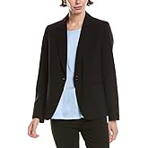 Anne Klein womens Sabre Notch Collar Jacket W/Princess Sea