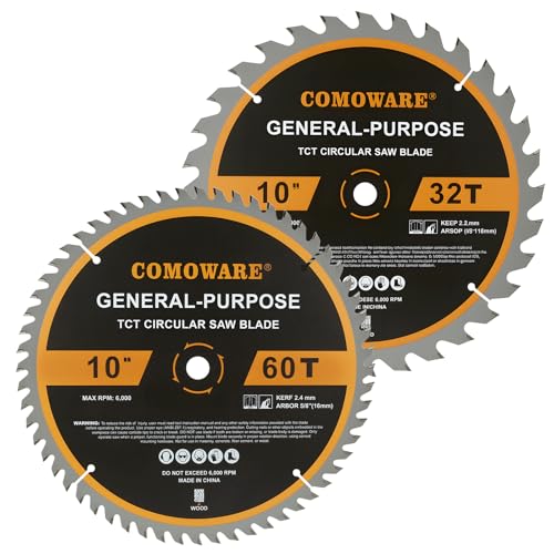 COMOWARE 10 inch Circular Saw Blade