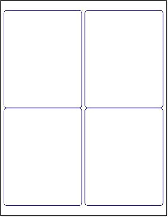 blank printer labels