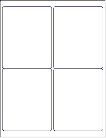 blank printer labels