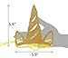 Unicorn Party Horn Hats, 12pcs Glitter Gold Unicorn Theme Party Supplies