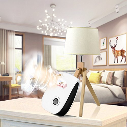 Mouse Repeller Pest Repeller,Ultrasonic Plug in Pest Control,Repellent for Mice, Rat, Bug , Bedbug, Spider, Roach, Ant, Fly, Flea, Moth, Non-toxic Eco-friendly,Humans / Pets Safe（4 pcs） - Thumbnail 4