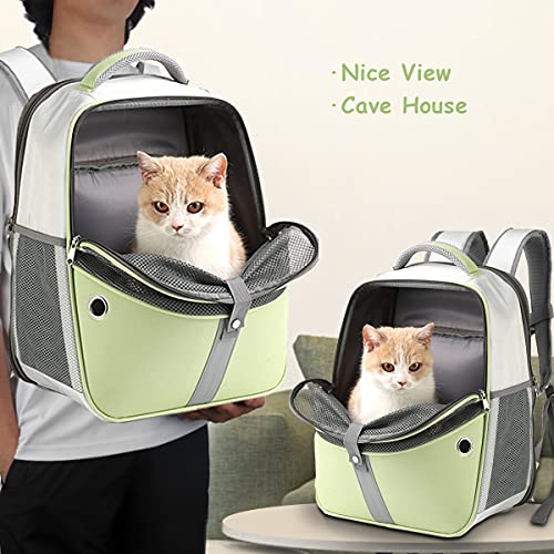 Hanjo Pets Cat Backpack Expandable Pet Carrier Backpack Mesh