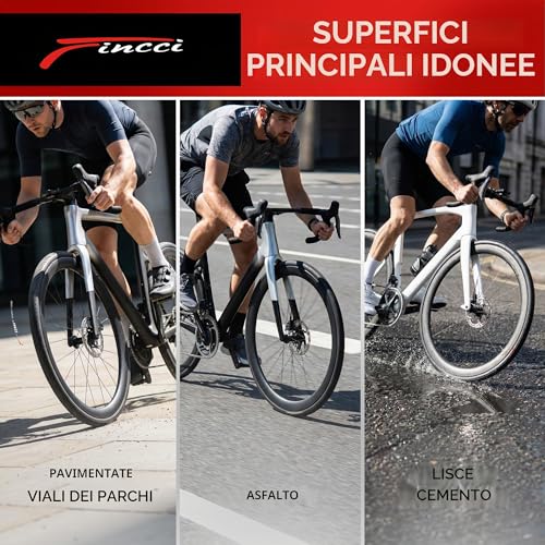 Fincci Racing Bike Tyres, 700 x 25 C, Pair of Folding Bike Tyres 28 and 2 x Inner Tubes 700 x 25 cm, Puncture Proof 1 mm Tyres for Sports Road Bike Cycle – Pack of 2