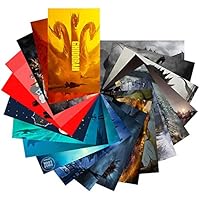 GTOTd Stickers for Godzilla: King of The Monsters(20-Pcs). Stickers Decals Vinyls for Laptop,Waterbottle，Teens,Cars,Gift，Movie Collection（Not Random）