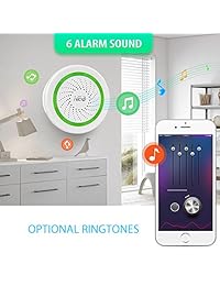 NEO Z-Wave Siren Alarma a pilas y carga por USB Funciona con SmartThings, Wink, Vera