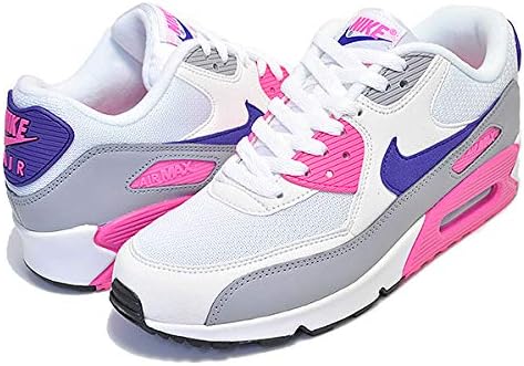 Amazon ナイキ ウィメンズ エアマックス 90 Wmns Air Max 90 White Court Purple Wolf Grey レディース スニーカー 並行輸入品 Nike ナイキ スニーカー