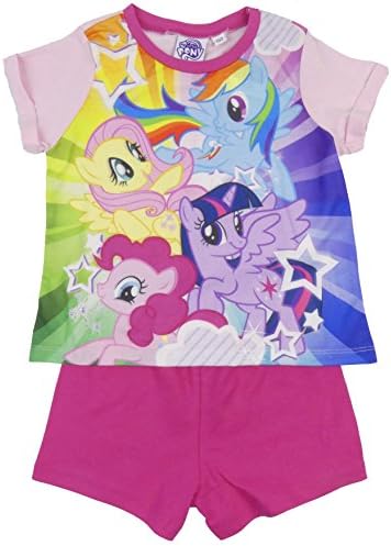 My Little Pony Short T Shirt Pyjama Night Wear Set Cotton Up To 4-5 Years