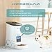 TSYMO Automatic Cat Feeder – 6 Meals Dog Food Dispenser with Anti-Clog Design, Timer Programmable, Voice Recording & Portion Control for Small & Medium Pets, 4 Litersthumb 4