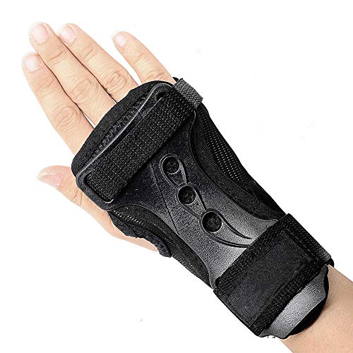 Wrist Guards Gauntlets Palms Protections Brace Wrist Supports for Snowboarding, Skating, Motocross, Street Racing, Mountain Biking, Weightlifting - Thumbnail 4
