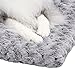 Plush Dog Bed | Ombré Swirl Dog Bed & Cat Bed | Gray 40L x 27W x 2.5H Inches for Large Dog Breedsthumb 3