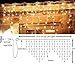 BestCircle 32 Ft Curtain String Light + 10 Ft 325 Warm Yellow LED Wave Ripple Pattern Extra Long Wedding Party Home Garden Bedroom Wall Decorations Light Curtain
