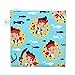 Bumkins Disney Baby Reusable Snack Bag Large, Jake & The Neverland Pirates Blue