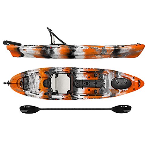 Buy Vibe Kayaks Sea Ghost 110 11 foot Angler Sit On Top Fishing Kayak