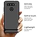 Dzxouui Compatible for LG V50 ThinQ Csae,LG V50 Case,Protective Cover Shockproof Soft TPU Phone Cases for LG V50 / LG V50 ThinQ(DC-Black)
