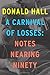 A Carnival of Losses: Notes Nearing Ninety by Donald Hall