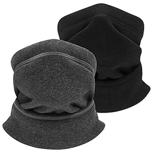Timagebreze Winter Neck Gaiter Fleece Winddicht Nekwarmer voor Mannen Vrouwen Hals Sjaal Beanie Hoofddeksels voor…