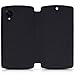 kwmobile Flip Case for LG Google Nexus 5 - Book Style Protective Front Flip Cover Smartphone Case - Black