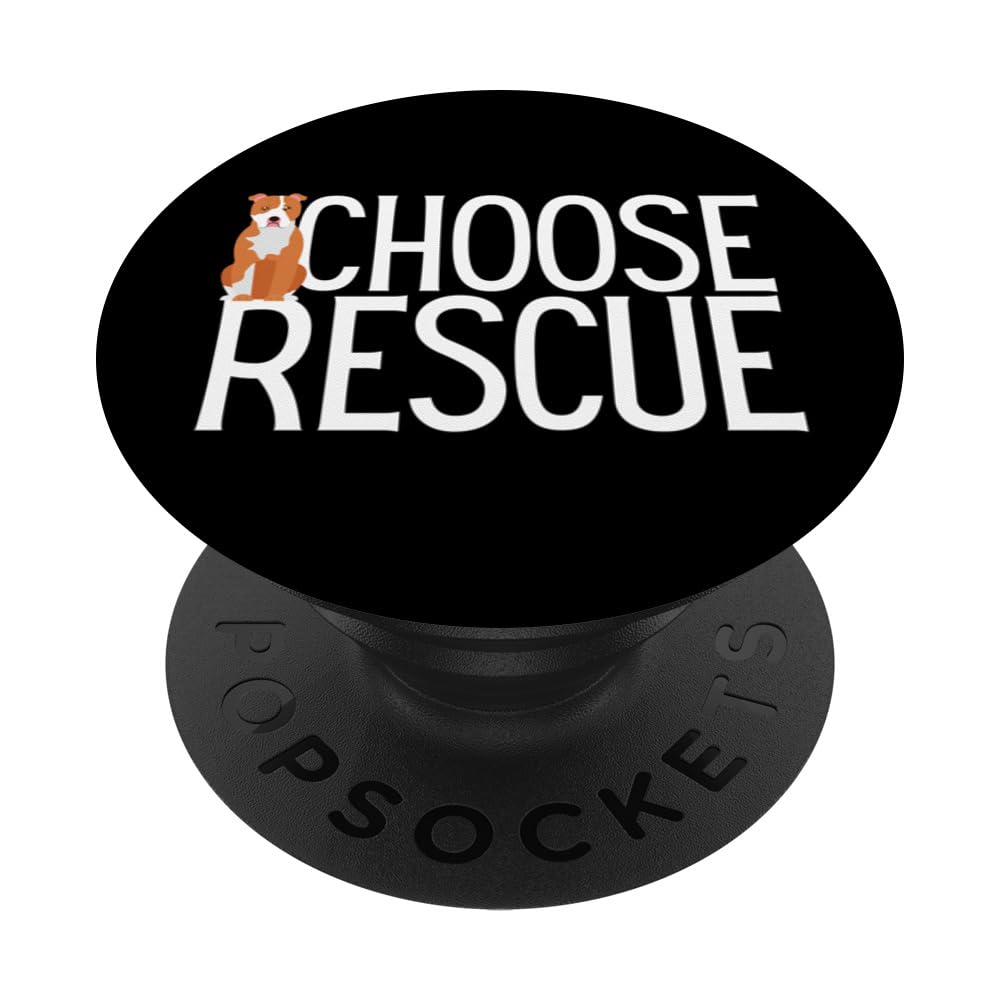 Choose Rescue is an animal enthusiast is a dedicated rescuer PopSockets Swappable PopGrip