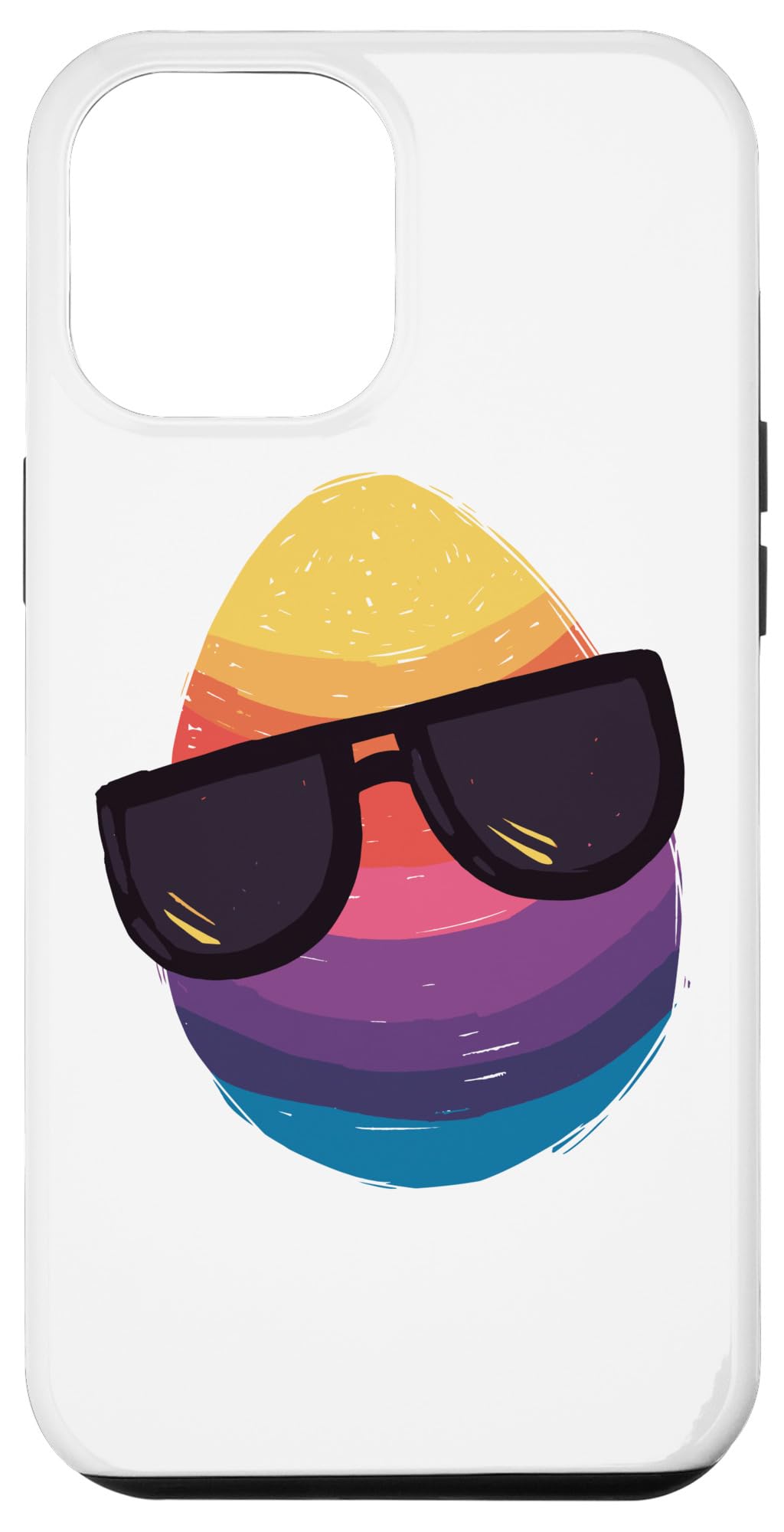 iPhone 13 Pro Max Colorful Easteregg black sunglasses Easter celebration LGBT Case