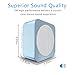 KINGWorld Ultra Portable Bluetooth Speaker V4.0 Loudest Wireless Speakers with HD Audio Sound,Built in Mic and Deep Bass,Compatible with Iphone 6s/6/SE 7 8 plus iphone X and Other Cell Phone (Blue)