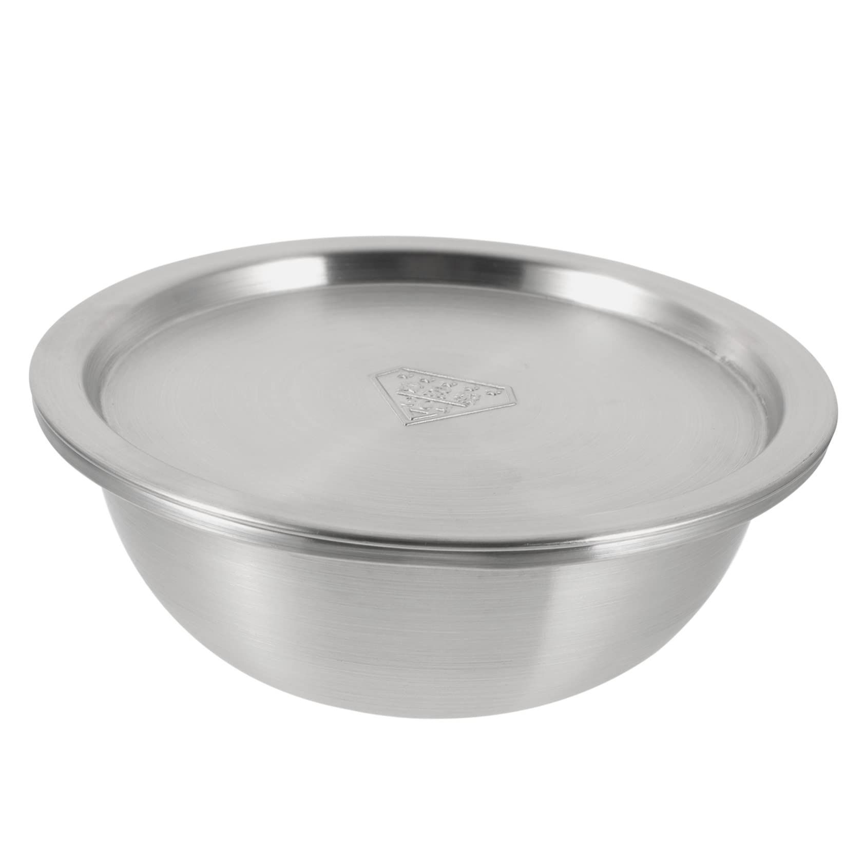 OSALADI Stainless Steel Mixing Bowl with Lid 6.3 Inch Soup Basin for Dough Kneading Salad Prep and Serving Kitchen Use