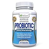 BioGanix BIOPRO-20 Advanced Probiotic Supplement for Women & Men (Gastric Acid Resistant) 20 Billion CFU per Capsule - Detox, Weight Loss, Immune & Digestive System Support