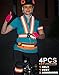 Big Sale! 4PCS Reflective Gear Set - Reflective Vest + Waist Pack + 2 Reflective Bands. Designed for Running, Cycling, Riding, Walking The Dog and Any Other Outdoor Activity. Be Safe!