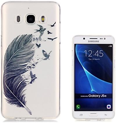 Clear Soft Flexible Style TPU Bumper Silicone Scratch-Proof Protective Slim Skin Back Case Cover for Samsung Galaxy J510FN /J5 (2016) 5.2"