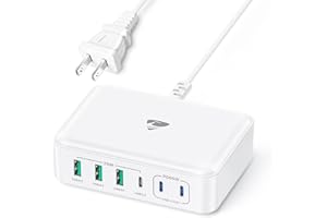 AIONEUS USB C Fast Charger 165W GaN 6 Port USB C Charger Block PD 3 USB C and QC 3 USB A Wall Charger Power Adapter Plug Fast Type USB C Charging Station Hub Block for iPhone 15 14 13 12 11 Pro Max, Samsung