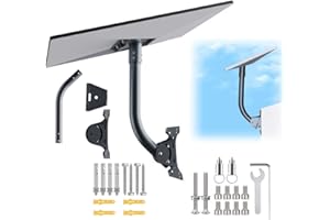 AODOT Starlink Gen 3 Mount, Pole Mount Adapter Mounting Kit, Compatible with STARLINK Standard Dish, V3 Kickstand Dishy【Include Aluminum Gen 3 Pipe Adapter】