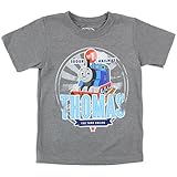 Thomas & Friends Toddler Little Boys Thomas the Tank Train T-Shirt (5T, Grey)
