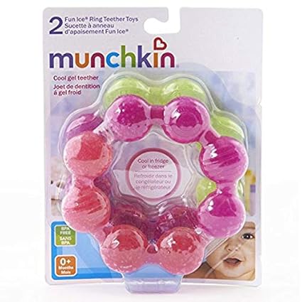 munchkin fun ice ring teether