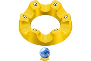 1 Pcs Bowling Ball Spinner Stand,Easy Multi-Angle Grip, 360° Smooth Rotating Ball Cup Holder,Porous Ring Cleaning Display Rac