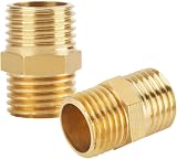 Hilitand 10x Brass Hex Nipple 1/4 BSP Male to 1/4 BSP Reducing Pipe Quick view 8