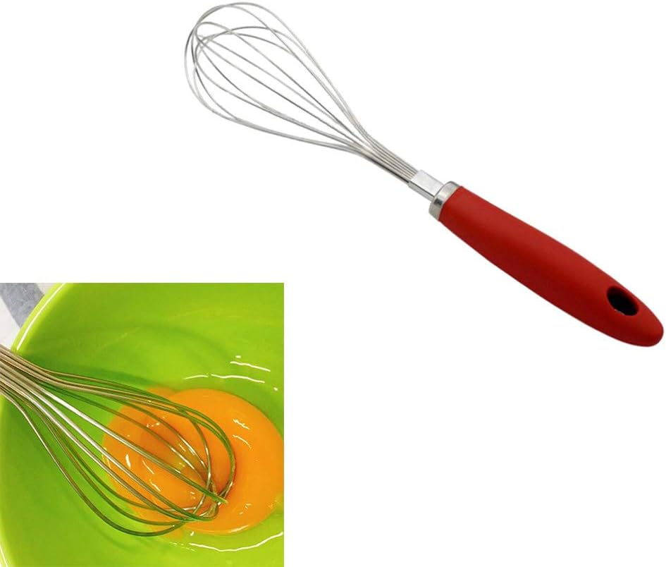 Vacally Egg Whisk,Stainless Steel Hand Push Whisk Blender for Home - Versatile Tool for Egg Beater, Milk Frother, Hand Push Mixer Stirrer - Kitchen Utensil for Blending, Whisking, Beating & Stirring