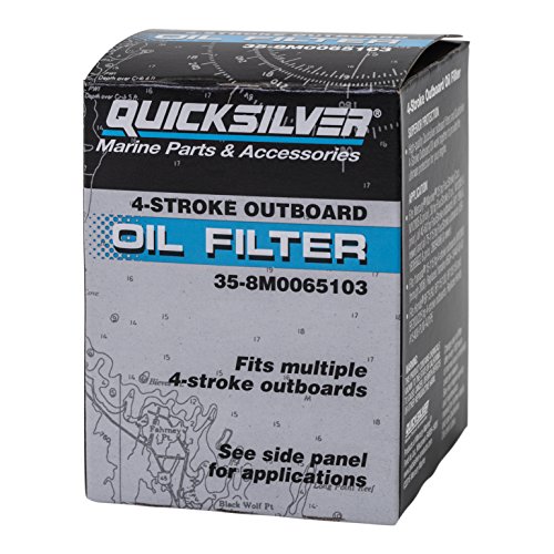 Quicksilver 8M0065103 Oil Filter Mercury and Mariner 4Stroke