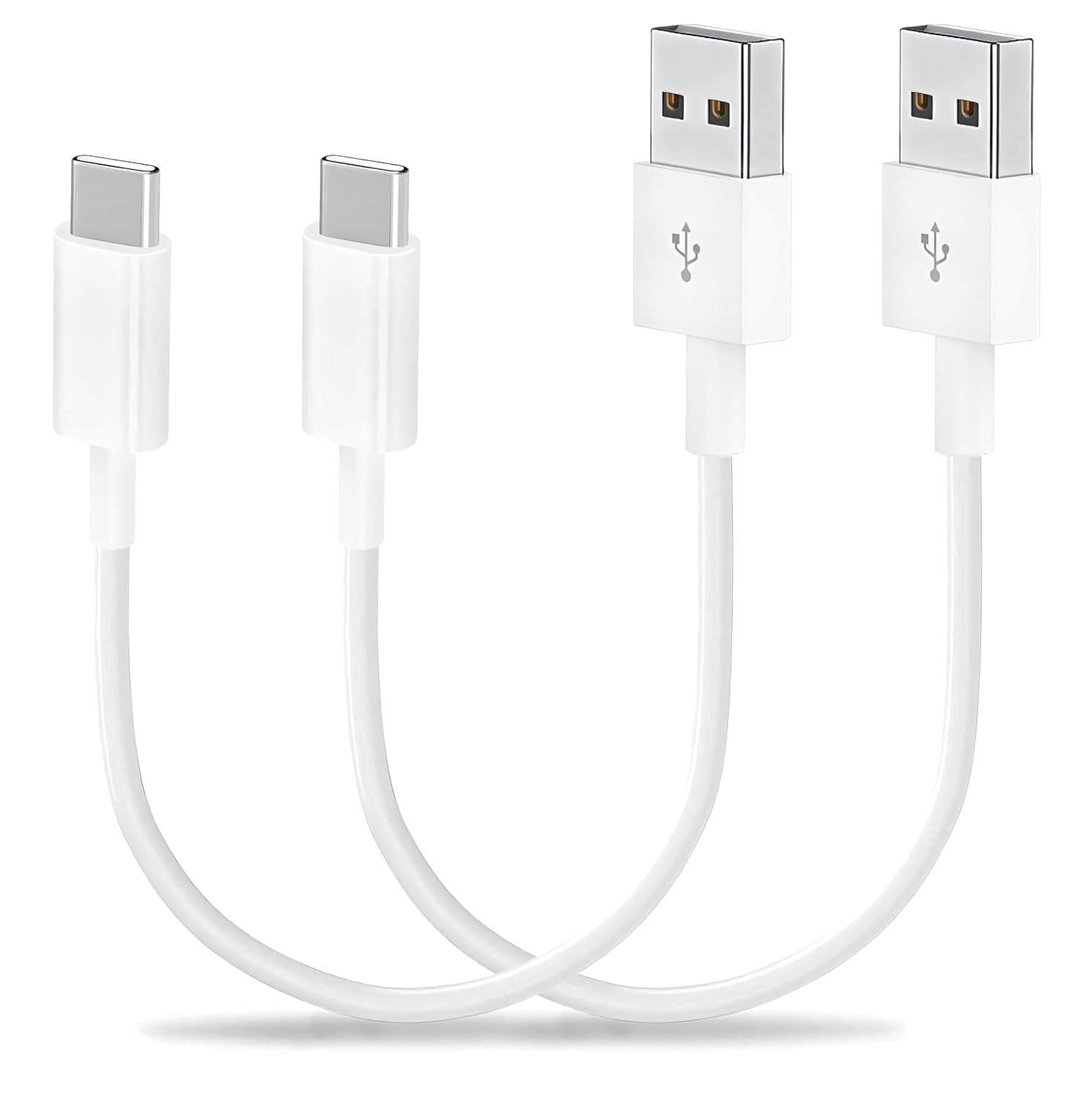 Photo 1 of [Apple MFi Certified] Short iPhone 17 16 Charge Cable, 8inch 2Pack USB A to Type-C Cable Fast Charging High Speed Data Sync Transfer Cord for iPhone 17/16/15 Pro iPad/Airpods/Galaxy/Power Bank/CarPaly