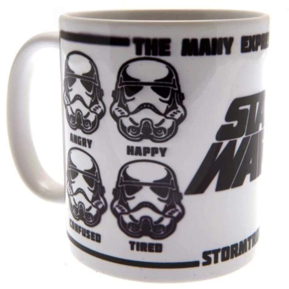 Star Wars MG24950 Coffee Expressions of a Stormtrooper Mug, Ceramic, Multi-Colour, 315 ml