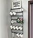 Barwild Mug Rack Wall Mounted Coffee Cup Holder, 8 Rows 36 Peg Home Kitchen and Breakroom Organizer (37” x 19.5”)