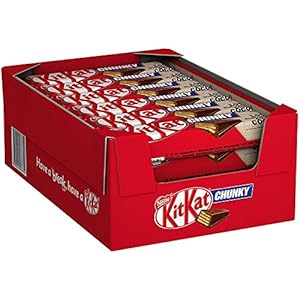 Kitkat Chunky Melkchocolade Reep – voordeelverpakking – doos met 24 chocoladerepen