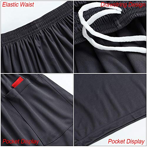 Shinestone Soccer Short Sleeves Referee Jersey Men's Referee Shirt (Yellow, XXX-Large) - Thumbnail 4