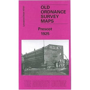 Prescot 1925: Lancashire Sheet 107.07 Landkaart – Gevouwen Kaart, 18 maart 2004