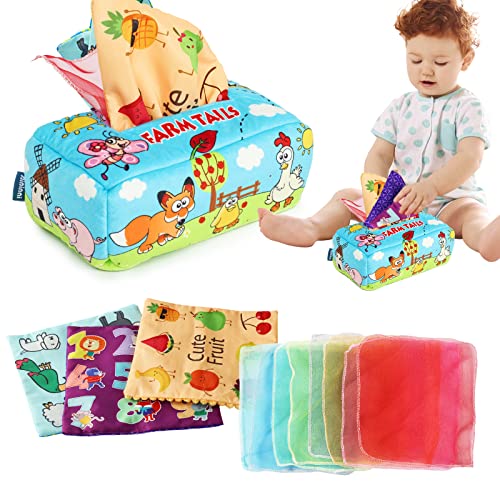 MLRYH Baby Tissue Box Toy Montessori Toys for Babies Magic Tissue Box Baby Toy Infant Newborn