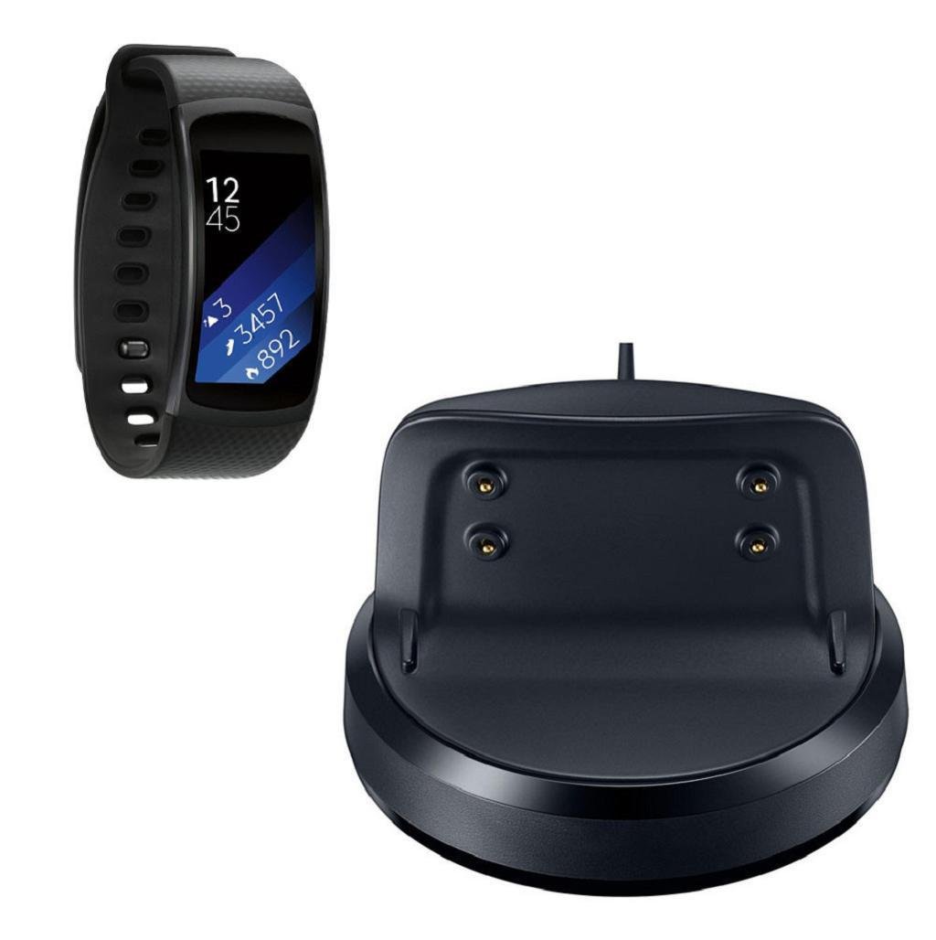 Sannysis Base de Cargador para Samsung Gear Fit 2 II SM-R360