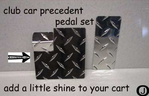 Club Car Precedent Golf cart Diamond Plate Pedal Covers