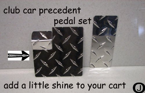 UPC 852675132223, Club Car PRECEDENT golf cart Diamond plate PEDAL COVERS