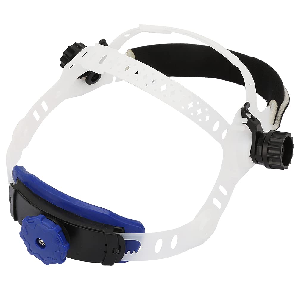 Walfront Welding Helmet Headgear Replacement for Solar Auto Darkening Helmets Adjustable Headband Accessories (White)